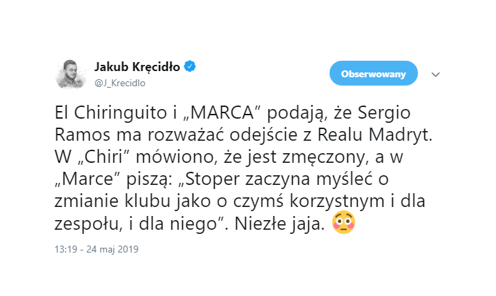 HIT! SERGIO RAMOS MOŻE ODEJŚĆ Z REALU MADRYT